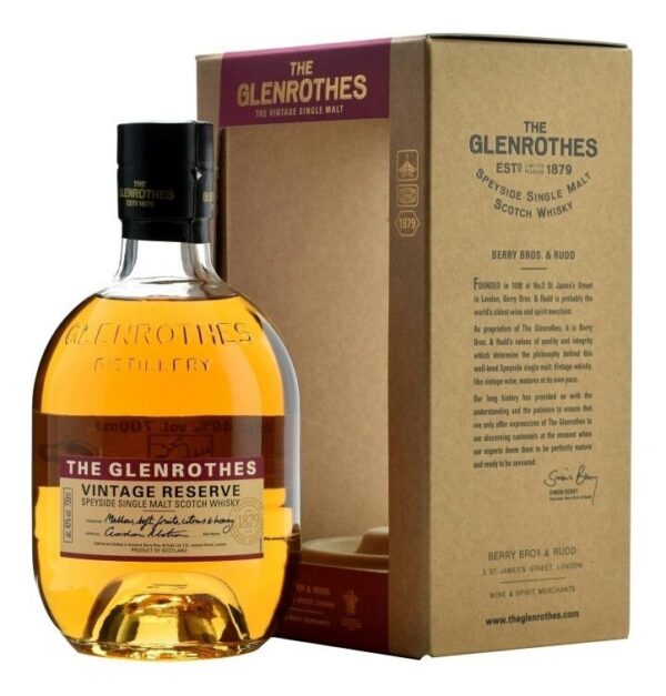 the glenrothes speyside vintage reserve 750ml